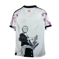 Camisa Seleção Japão 24/25 One Piece Roronoa Zoro - Branca e Preta - comprar online