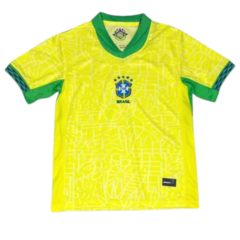 Conjunto Infantil Seleção Brasileira - Uniforme Brasil Kids - comprar online