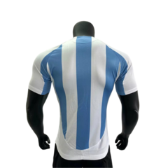 Camisa Argentina 2024 Jogador Masculina - Azul e Branco - comprar online