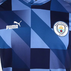 Camisa Manchester City 23/24 s/n° Pré Jogo Puma - Azul na internet