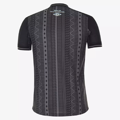 Camisa Santos III 22/23 s/nº Torcedor Umbro Masculina - Chumbo+Preto - comprar online