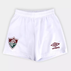 Kit Camisa Fluminense I Infantil 23/24 s/n° Torcedor Umbro + Calção Infantil - Verde+Branco - comprar online