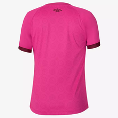 Camisa Fluminense 23/24 s/n° Outubro Rosa Umbro Feminina - Rosa+Vinho - comprar online