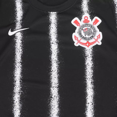 Camisa Corinthians II 21/22 s/n° Torcedor Nike Masculina - Preto+Branco - comprar online