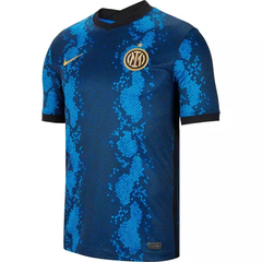 Camisa Inter de Milão Home 21/22 s/n° Torcedor Nike Masculina - Azul+Dourado