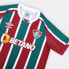 Camisa Fluminense I 22/23 s/n° Torcedor Umbro Masculina - Vinho+Verde - Kamikaze Camisas