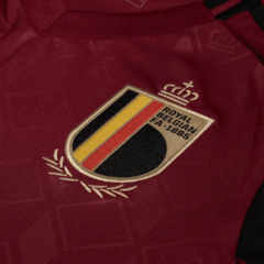 Camisa Bélgica torcedor Home 2024/25 - Vinho na internet