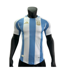 Camisa Argentina 2024 Jogador Masculina - Azul e Branco na internet