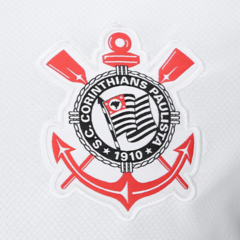 2024/2025 Corinthians Jersey Camisa de Futebol Branca Negra Masculina na internet