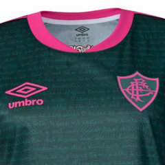 Camisa Feminina Umbro Fluminense 2023 (Atleta) - Verde+Rosa na internet