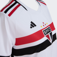 Camisa São Paulo I 23/24 s/n° Torcedor Adidas Feminina - Branco+Vermelho na internet