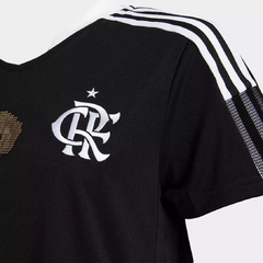 Camisa Flamengo Dia Consciência Negra 21/22 s/n° Torcedor Adidas Feminina - Preto na internet