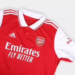 Camisa Arsenal Home 22/23 Torcedor Adidas Masculina - Vermelho e Branco - Kamikaze Camisas