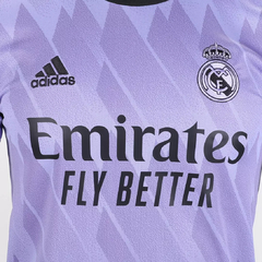 Camisa Real Madrid Away 22/23 s/n° Torcedor Adidas Masculina - Roxo na internet