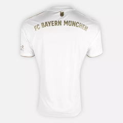 Camisa Bayern de Munique Away 22/23 s/n° Torcedor Adidas Masculina - Branco+dourado - comprar online