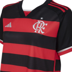 MANTO FLAMENGO FEMININA JOGO 1 ADIDAS 2024 - Kamikaze Camisas