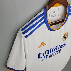 Camisa Real Madrid Home 21/22 s/n° Torcedor Adidas Masculina - Branco na internet