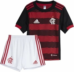 Mini Kit Uniforme Infantil 1 CR Flamengo 22/23 | adidas