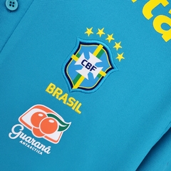 Camisa Seleção Brasileira Treino Azul 2021/2022 - comprar online