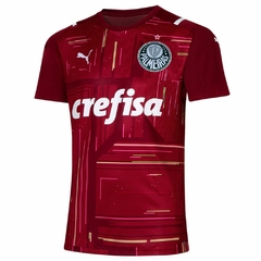 Camisa de Goleiro Palmeiras III 21/22 s/n° Torcedor Puma Masculina - Vermelho