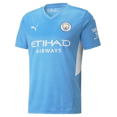 Camisa Manchester City Home 21/22 s/n° Torcedor Puma Masculina - Azul