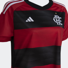 Camisa Flamengo I 23/24 s/n° Torcedor Adidas Feminina - Vermelho+Preto na internet