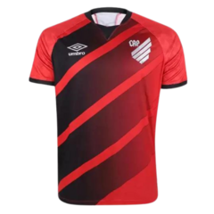 Camisa Athletico Paranaense I 22/23 s/n° Torcedor Umbro Masculina - Vermelho+Prata