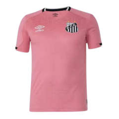 Camisa Santos Outubro Rosa 22/23 s/n° Torcedor Umbro Masculina - Rosa