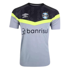 Camisa Grêmio 23/24 s/n° Treino Umbro Masculina - Cinza+Preto