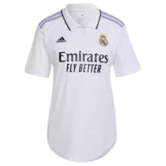 Camisa Real Madrid Home 22/23 s/n° Torcedor Adidas Feminina - Branco