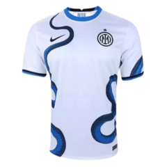 Camisa Inter de Milão Away 21/22 s/n° Torcedor Nike Masculina - Branco+Preto