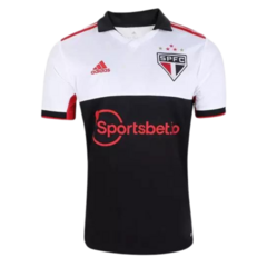 Camisa São Paulo III 22/23 s/n° Torcedor Adidas Masculina - Preto+Vermelho