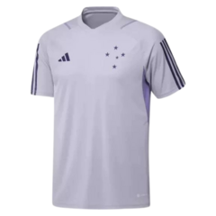 Camisa Cruzeiro 23/24 s/n° Treino Adidas Masculina - Prata