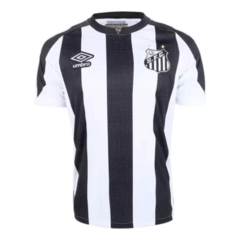 Camisa Santos II 22/23 s/n° Torcedor Umbro Masculina - Preto+Branco