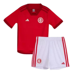 Kit Internacional Infantil I 23/24 s/n° Torcedor Adidas - Vermelho+Branco