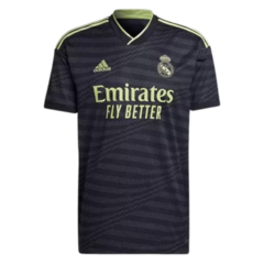 Camisa Real Madrid III 22/23 s/n° Torcedor Adidas Masculina - Preto+verde