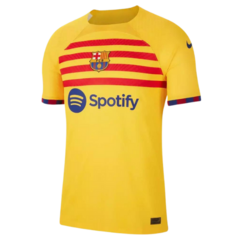 Camisa Barcelona IV “Senyera” 23/24 Torcedor Nike - Amarela