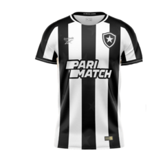 Camisa Botafogo I 23/24 Torcedor Reebok Masculina - Preto e Branco