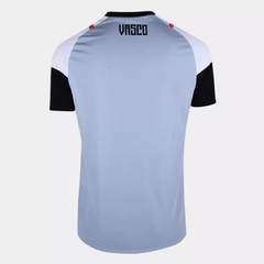 Camisa Vasco da Gama 23/24 s/n° Treino Kappa Masculina - Cinza+Preto - comprar online