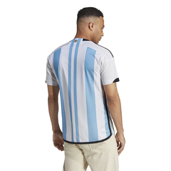 Camisa Seleção Argentina Home 22/23 s/n° Torcedor Adidas Masculina - Branco+Azul na internet