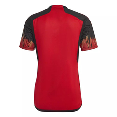 CAMISA BELGICA I ADIDAS WC 22 MASCULINA - Vermelho+Preto - comprar online