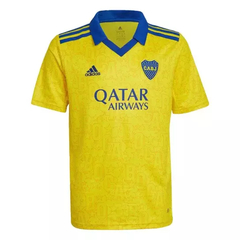 Camisa 3 Boca Juniors 22/23 Adidas - Azul Royal+Amarelo