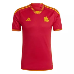 Camisa Roma Home 23/24 s/n° Torcedor Adidas Masculina - Vermelho