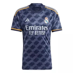 Camisa 2 Real Madrid 23/24 Adidas - Azul Petróleo+Amarelo