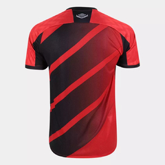 Camisa Athletico Paranaense I 22/23 s/n° Torcedor Umbro Masculina - Vermelho+Prata - comprar online