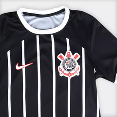 Camisa Corinthians II 23/24 s/n° Torcedor Nike Masculina - Preto+Branco - Kamikaze Camisas