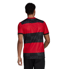 Camisa Flamengo I 21/22 s/n° Torcedor Adidas Masculina - Vermelho+Preto - comprar online