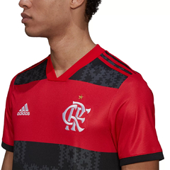 Camisa Flamengo I 21/22 s/n° Torcedor Adidas Masculina - Vermelho+Preto na internet