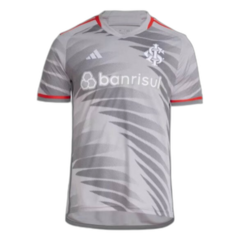 Camisa Internacional Infantil III 24/25 s/n° Torcedor Adidas - Cinza+Vermelho