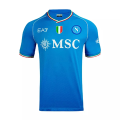 Camisa Napoli Home 23/24 sn° Torcedor Masculino - Azul